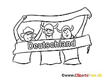 Alemania fútbol Dibujos para colorear y colorear