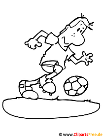 Desenho de futebol para colorir - Stuermer