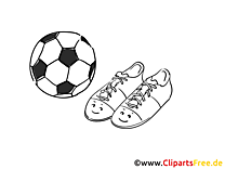 Soccer shoes to color in