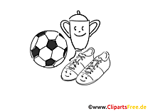 Football boots coloring cup