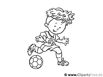 Boy coloring page - Printable coloring page for school