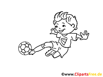 Football free coloring page
