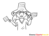 Girl coloring page online