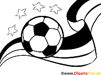 Coloring page football EM and World Cup