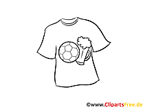 Coloring page jersey