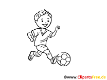 Printable coloring page for football