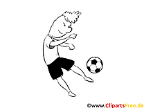 Goal shot coloring page free
