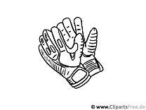 Goalkeeper Gloves - Free coloring pages, coloring pages, crafts, drawings
