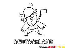 Viking Coloring Pages Football Germany