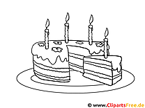 Картина для росписи торта на день рождения