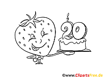 Birthday Coloring Page PDF
