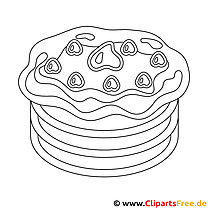 Food picture for coloring, template, coloring picture