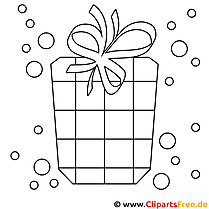 Gift Window Color coloring page
