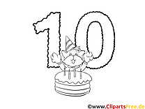 Boldog születésnapot színező oldal PDF