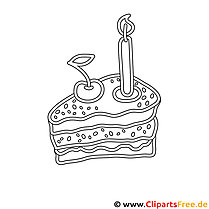 تکه کیک برای اولین تولد عکس برای نقاشی