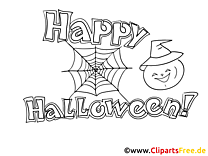 Coloring page for adults for Halloween