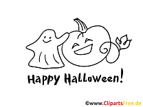 Coloring page to print Halloween