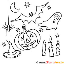 Dibujos para colorear de Halloween para imprimir gratis