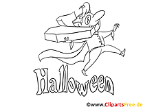 Imagens para colorir o Halloween