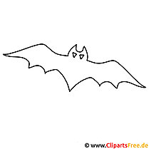 Imagem de morcego para colorir
