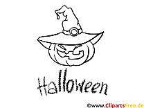 Imagens assustadoras de Halloween para colorir