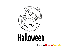 Halloween kép festeni és nyomtatni