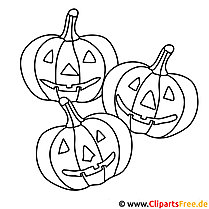 Dibujos de Halloween para colorear con calabazas gratis