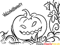 Halloween pumpkin template for coloring