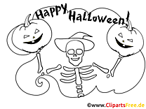 Imagens de Halloween engraçadas para imprimir e colorir