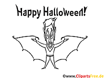 Free coloring page Vampire for Halloween