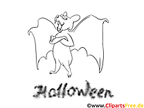 Coloring picture for Halloween