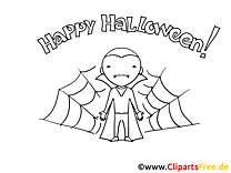 Coloring page vampire free