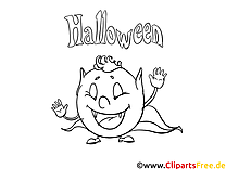 Dibujo de Halloween para colorear para imprimir