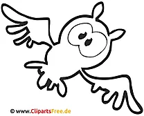 Coloring pages to color for free - owl coloring page