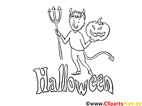 Dibujos para colorear para adultos Halloween