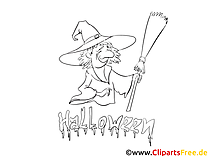 Magician coloring page, coloring picture, template for coloring
