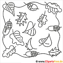 Acorn coloring page to color for free