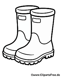 Gummistiefel Malvorlage herunterladen als PDF
