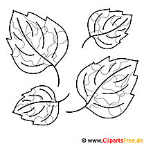 Dibujo de otoño para colorear gratis para descargar