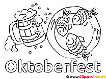 Oktoberfest δωρεάν σελίδες χρωματισμού