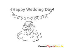 Wedding coloring pages to color