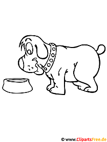Free coloring page dog