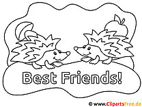 Template coloring pages hedgehog