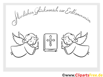 Angel's Bible coloring pages for communion
