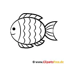 Dibujo de pez para colorear