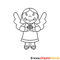 Angel confirmation picture for coloring