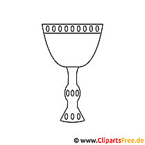 Chalice coloring page
