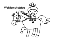 Pony riding coloring page