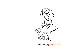 Top model coloring pages