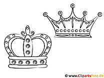 Coloring pages crowns